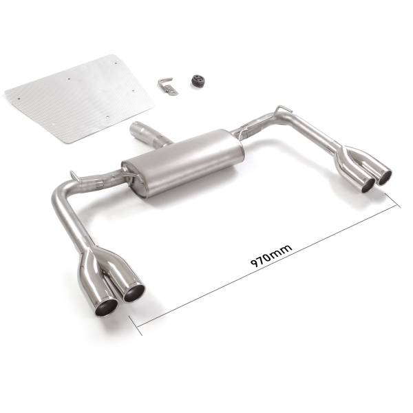 Rear silencer Ragazzon for ALFA ROMEO Giulietta (06/2010 - Today) 50.0513.26