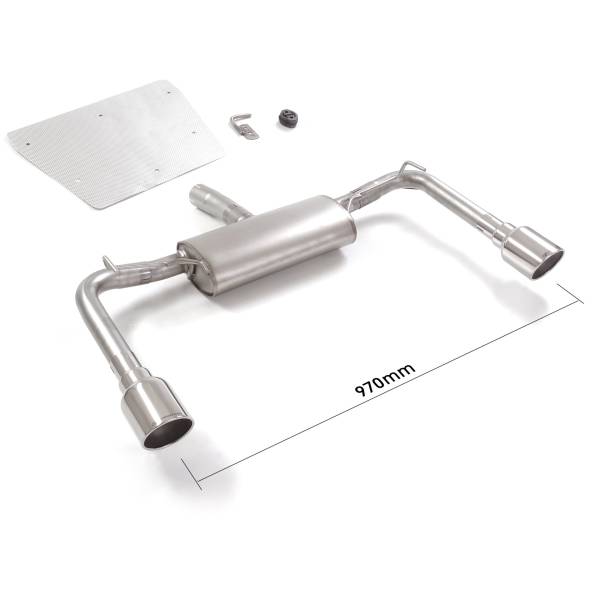 Rear silencer Ragazzon for ALFA ROMEO Giulietta (06/2010 - Today) 50.0513.61