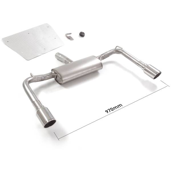 Rear silencer Ragazzon for ALFA ROMEO Giulietta (06/2010 - Today) 50.0513.60