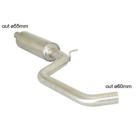 Intermediate silencer Ragazzon for AUDI A3 (8V) (04/2012 - Today) 50.0488.80