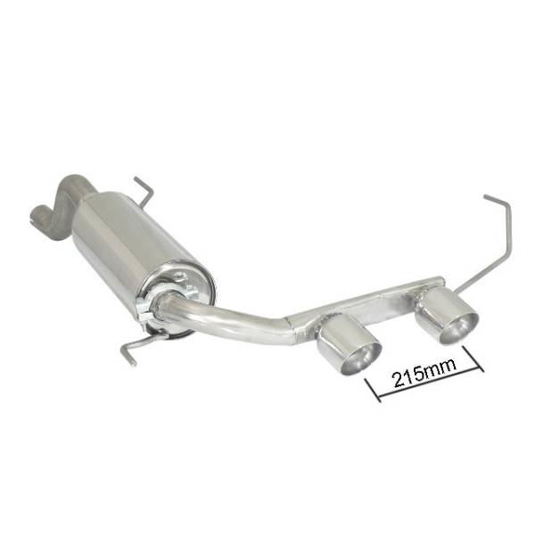 Rear silencer Ragazzon for ALFA ROMEO Mi.To (04/2008 - Today) 50.0290.60