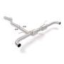 Rear silencer Ragazzon for ALFA ROMEO Stelvio (03/2017 - Today) 50.0821.40