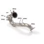 Décatalyseur Ragazzon pour AUDI A6 C7 (4G) (11/2010 - Aujourd'hui) 55.0667.00