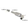 Intermediate silencer Ragazzon for VOLKSWAGEN Polo IX (6R) (09/2009 - Today) 57.0084.00