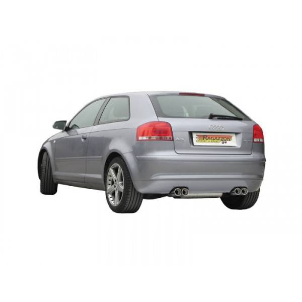 Silenziatore posteriore Ragazzon per AUDI A3 (8P) (05/2003 - 08/2012) 50.0094.12