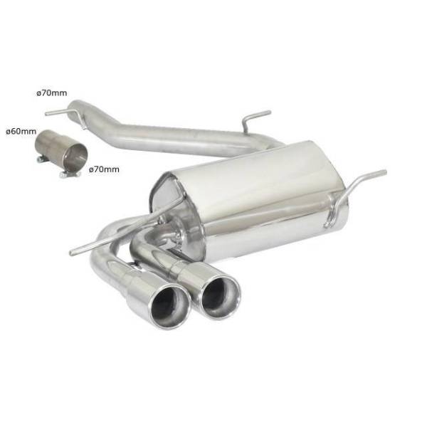 Silenciador trasero Ragazzon para AUDI S3 (8P) (10/2006 - 08/2012) 50.0916.26