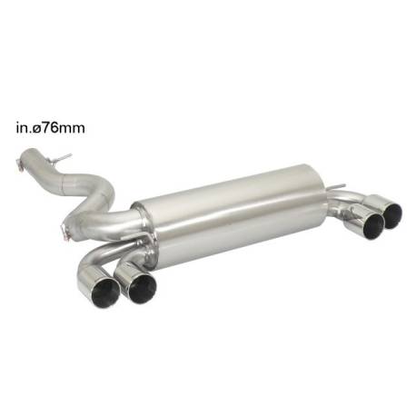 Rear silencer Ragazzon for BMW Series 1 (E82) Coupe (10/2007 - Today) 50.0496.52