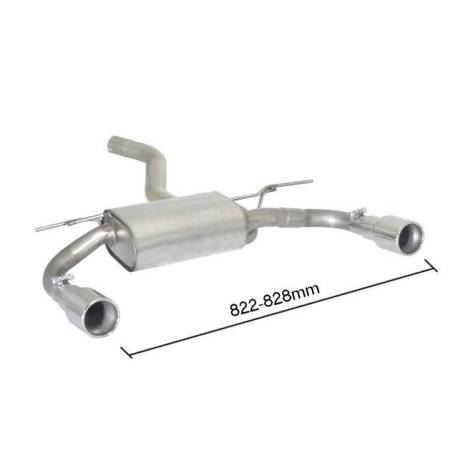 Silenciador trasero Ragazzon para BMW Serie 3 (F30) Berlina (11/2011 - actualidad) 50.0727.05