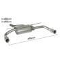Silenziatore posteriore Ragazzon per BMW Serie 3 (F30) Berlina (11/2011 - oggi) 50.0462.04