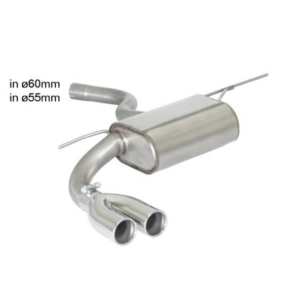 Rear silencer Ragazzon for BMW 4 Series (F32/F33/F36) (2014 - Today) 50.0461.25