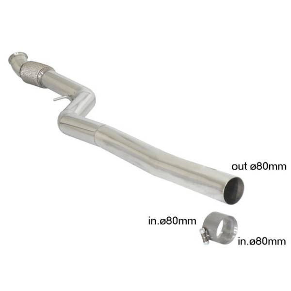 Intermediate silencer Ragazzon for BMW Series 1 (F20/F21) (07/2011 - Today) 55.0373.00