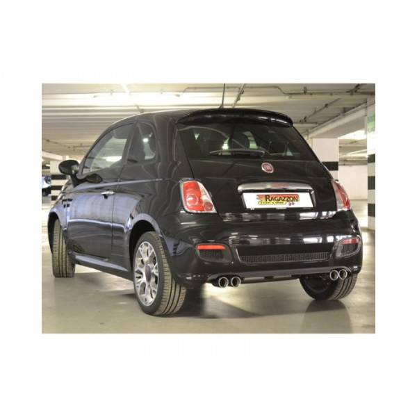 Rear silencer Ragazzon for FIAT 500 C (06/2010 - Today) 50.0446.10