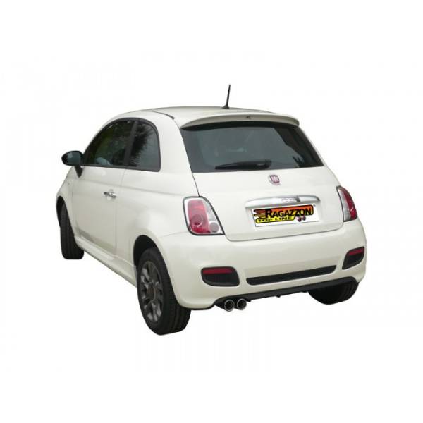 Rear silencer Ragazzon for FIAT 500 C (06/2010 - Today) 58.0609.10