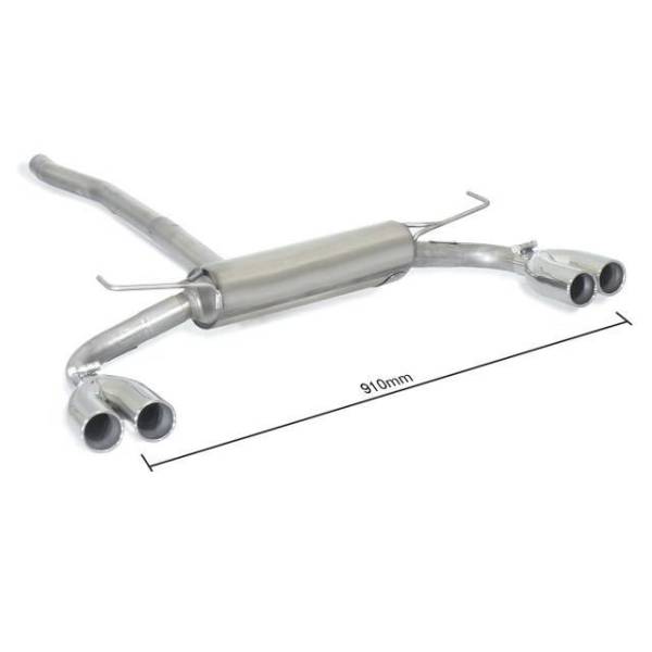 Rear silencer Ragazzon for FIAT 500X (11/2014 - Today) 50.0741.25