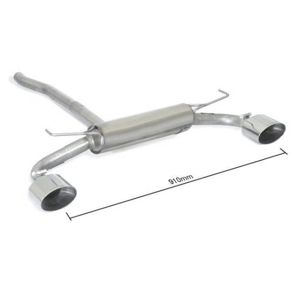 Rear silencer Ragazzon for FIAT 500X (11/2014 - Today) 50.0741.12