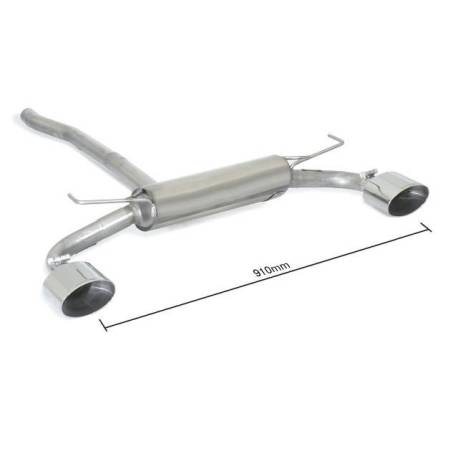 Rear silencer Ragazzon for FIAT 500X (11/2014 - Today) 50.0741.12