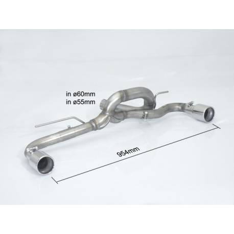 Tubo final Ragazzon para BMW Serie 1 (F20/F21) (07/2011 - Actualidad) 50.0412.05