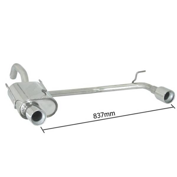 Rear silencer Ragazzon for FIAT Panda 169 (09/2003 - Today) 50.0178.05