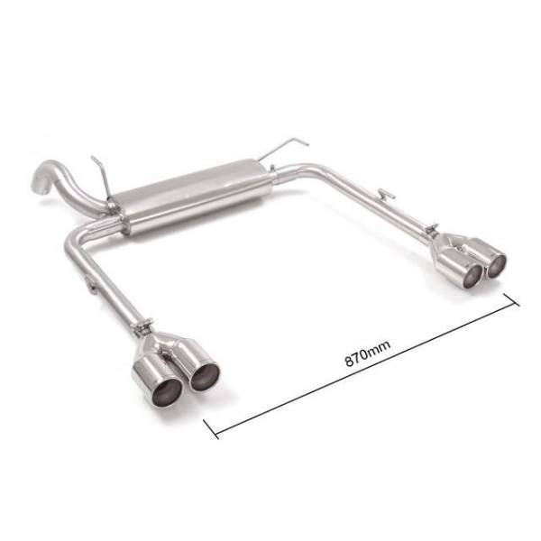 Rear silencer Ragazzon for FIAT Tipo (356) (05/2016 - Today) 50.0922.26