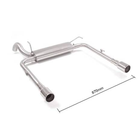Rear silencer Ragazzon for FIAT Tipo (356) (05/2016 - Today) 50.0922.05