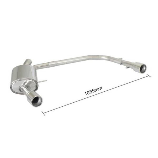 Rear silencer Ragazzon for FORD S-Max (04/2006 - Today) 50.0327.05