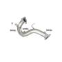 Tubo sostitutivo DPF Ragazzon per AUDI A4 B8 (8K2) (11/2007 - oggi) 55.0301.00