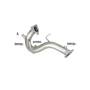 Tubo sustituto FAP Ragazzon para AUDI A4 B8 (8K2) (11/2007 - Actualidad) 55.0301.00