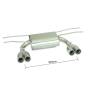 Rear silencer Ragazzon for MAZDA Delta (831) (04/1986 - 01/1994) 50.0578.25