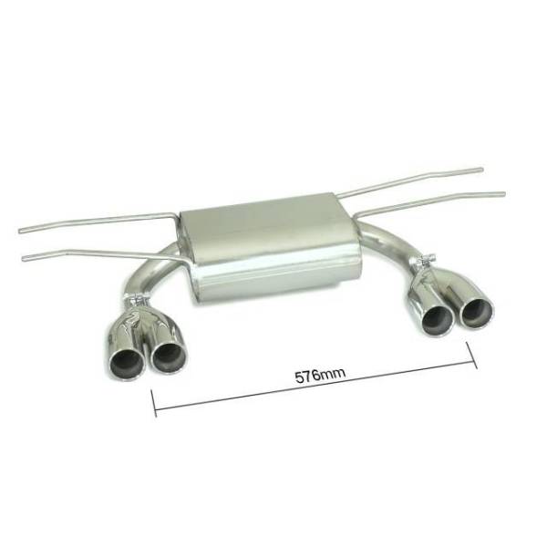 Rear silencer Ragazzon for MAZDA Delta (831) (04/1986 - 01/1994) 50.0578.25