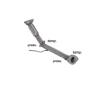 Tubo sustituto FAP Ragazzon para NISSAN X-Trail (T31) (03/2007 - actualidad) 55.0314.00