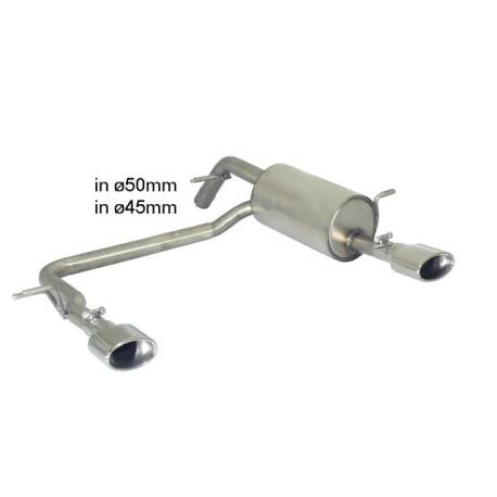 Rear silencer Ragazzon for PEUGEOT 208 (03/2012 - Today) 50.0458.10