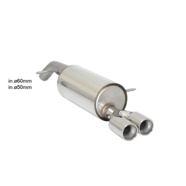 Rear silencer Ragazzon for PEUGEOT 208 (03/2012 - Today) 50.0471.26