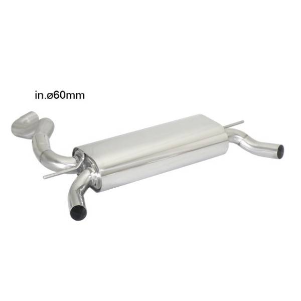Rear silencer Ragazzon for RENAULT Clio IV (09/2012 - Today) 58.0614.00