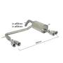 Rear silencer Ragazzon for PEUGEOT 208 (03/2012 - Today) 50.0453.56