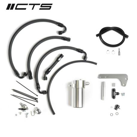 Catch-Can-Kit CTS Turbo, MK6 Golf R, MK2 TT S 8P, Audi A3 (Billet-Ventildeckel)