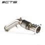 Downpipe catalizzatore CTS Turbo per Audi A4/A5 B8 1.8T/2.0T FSI CTS-EXH-TP-0004-B8-CAT