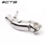 Downpipe CTS Race 4″ pour BMW N55 (soupape de décharge électrique)