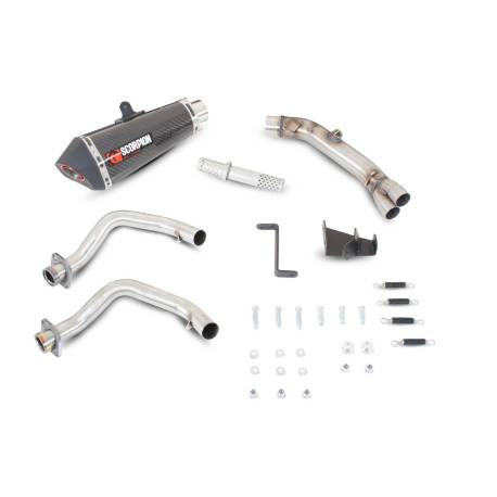 Komplettanlage Serket Taper Scorpion Kawasaki ER6 F/N 2012 - 2016