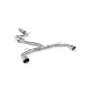 Cat-back "GPF back" con silenziatore centrale Scorpion per CUPRA Leon 245