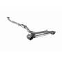 Scarico cat-back "GPF back" con silenziatore centrale Scorpion per Toyota GR Yaris & Circuit Pack