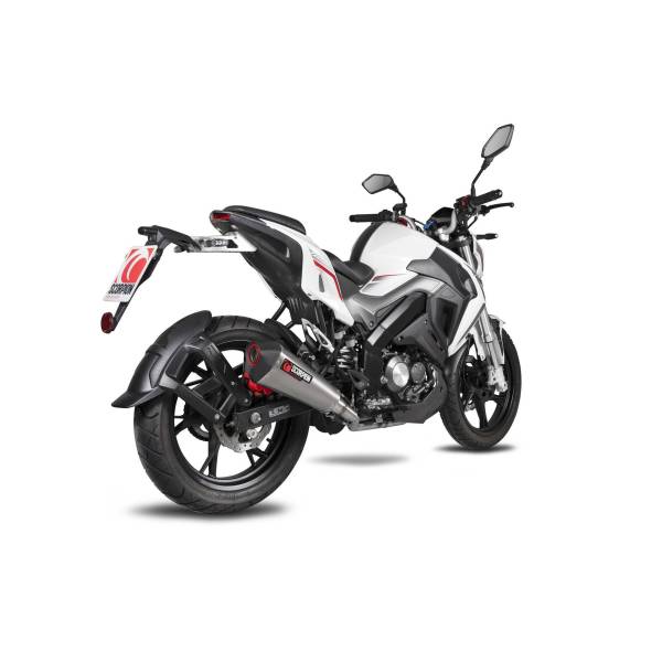Komplettanlage Serket Taper Scorpion Keeway RKF 125 Euro 4 Modell 2019 - 2021