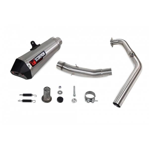 Línea completa Serket Taper Scorpion Yamaha MT-125 Euro 4 2019 - 2020