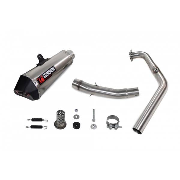 Línea completa Serket Taper Scorpion Yamaha MT-125 Euro 4 2019 - 2020