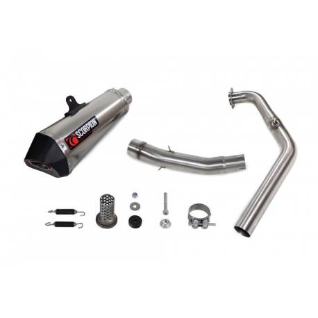 Ligne complète Serket Taper Scorpion Yamaha MT-125 Euro 4 2019 - 2020
