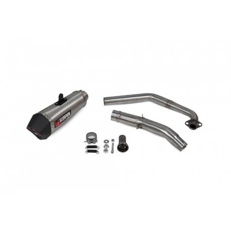 Impianto di scarico completo Serket Taper Scorpion Yamaha MT-125 Euro 5 2021 - 2022