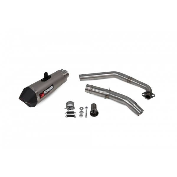 Línea completa Serket Taper Scorpion Yamaha MT-125 Euro 5 2021 - 2022