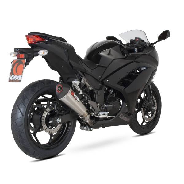 Silenciador Serket Taper Scorpion Kawasaki Ninja 300 / Z300 2012 - 2017