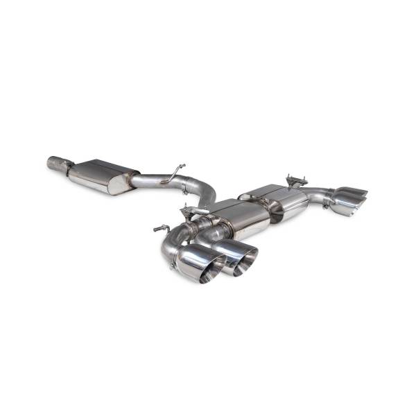 Cat-back avec intermédiaire (valvé) Scorpion pour Audi S3 8Y Sportback