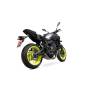 Komplettanlage mit Kat-Ersatzrohr Serket Taper Scorpion Yamaha MT-07 2014 - 2021