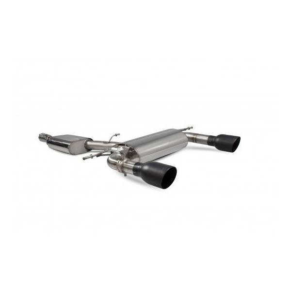 Cat-back resonated and with valves TT MK3 2,0 TFSi Quattro